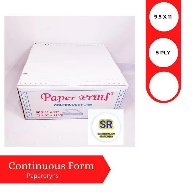 

TERBARU - CONTINUOUS FORM ( 9,5 X 11 ) 5 PLY