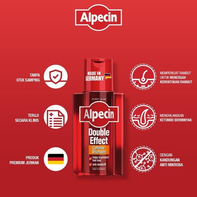 Alpecin Kafein Shampo / Tonik - Rambut Rontok pada Pria GT