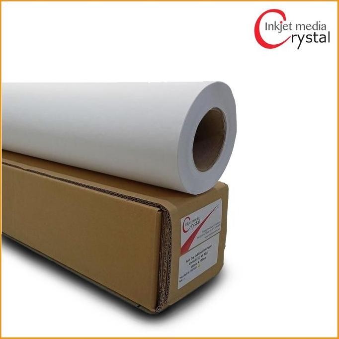 

TERBARU - Kertas Sublimasi Sublim Sublimation Paper 90gr Roll 160cm x 100mtr