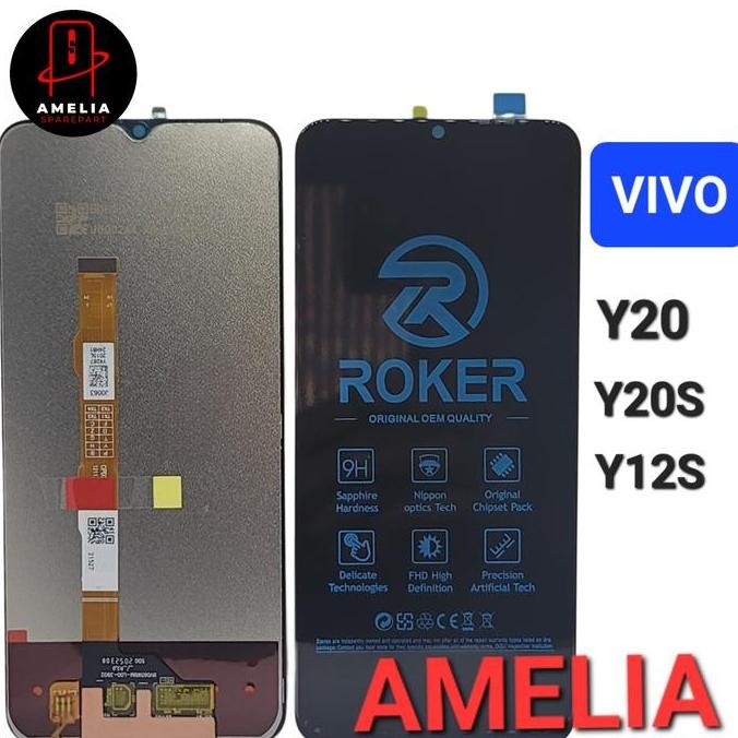 Lcd+Touchscreen Vivo Y20 V2027/Y20S V2029 /Y12S V2026