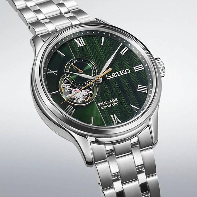 Murah Jam Tangan Seiko Presage Ssa463 Ssa463J1 Japanese Karesansui Zen Garden Series Automatic Green
