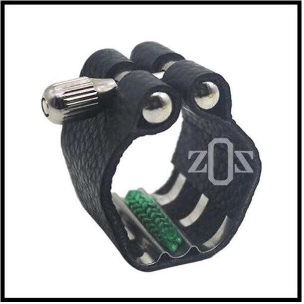 Ligature Mouthpiece Saxophone Alto Soprano Tenor Leather Kulit