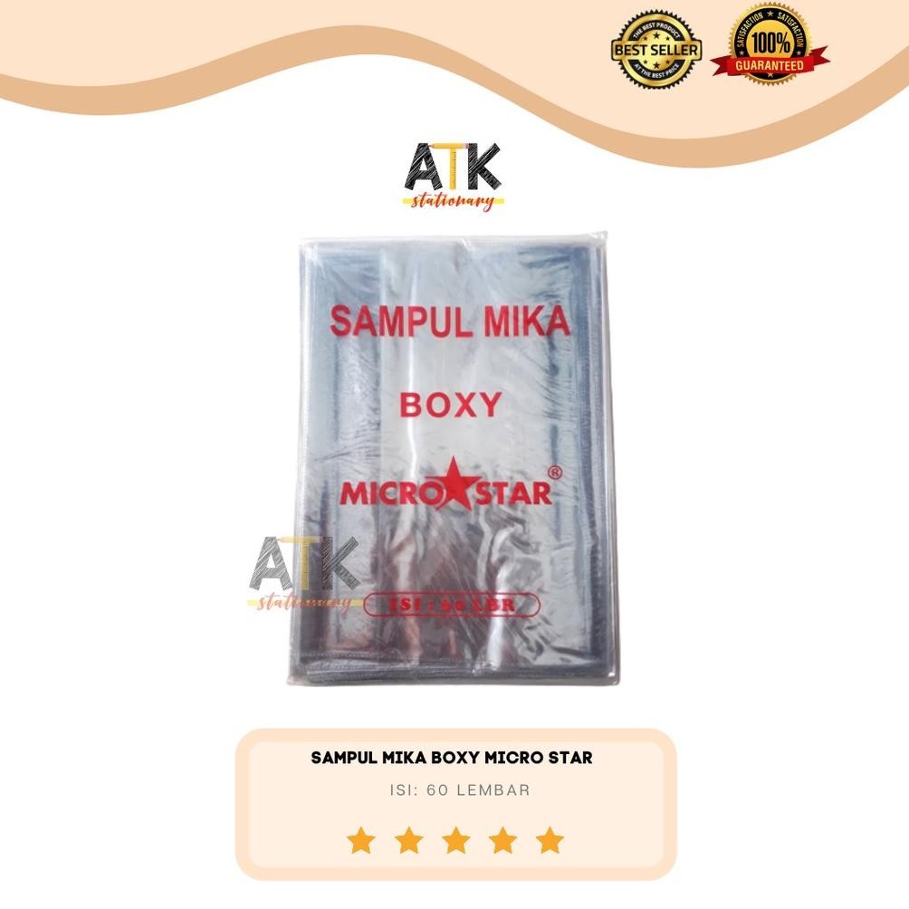

Sampul Mika Plastik Buku Tulis Ukuran Boxy atk AST
