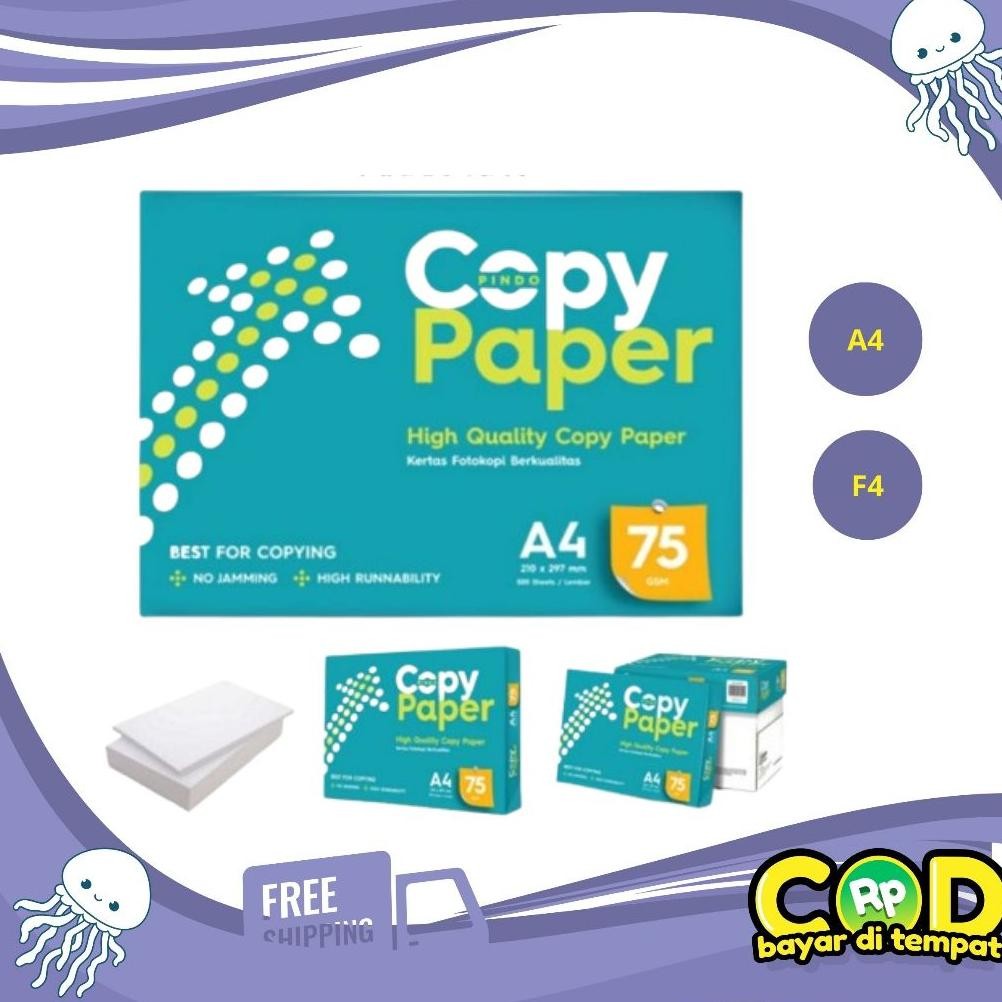 

(5 Rim) 1 Dus HVS Copy Paper A4 75g Khusus Instant/Sameday AST