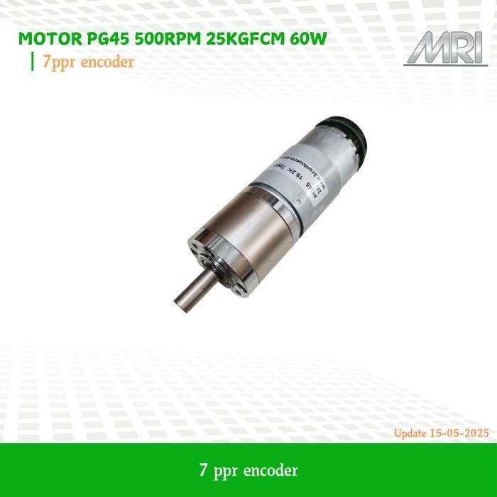 Pg45 500Rpm 25Kgfcm 60W 7Ppr Encoder Original Dan Terpercaya