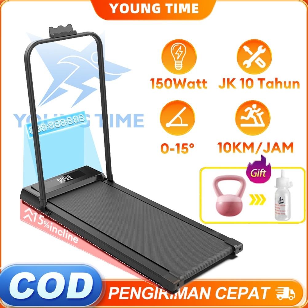 YT Treadmill Elektrik treadmill lipat Walking Pad Running Pad treadmill electric low watt