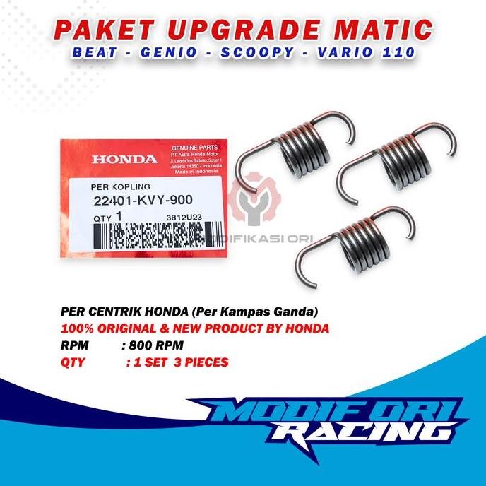 PAKET AKSELERASI CVT KIRIAN - VBELT BEAT DAYTONA - PER CVT BEAT RACING