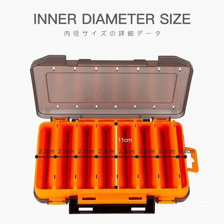 [OFFICIAL] SEASIR Double Side Fishing Box Kotak Plastik Penyimpanan Umpan Pancing Dua Sisi Kotak Aks