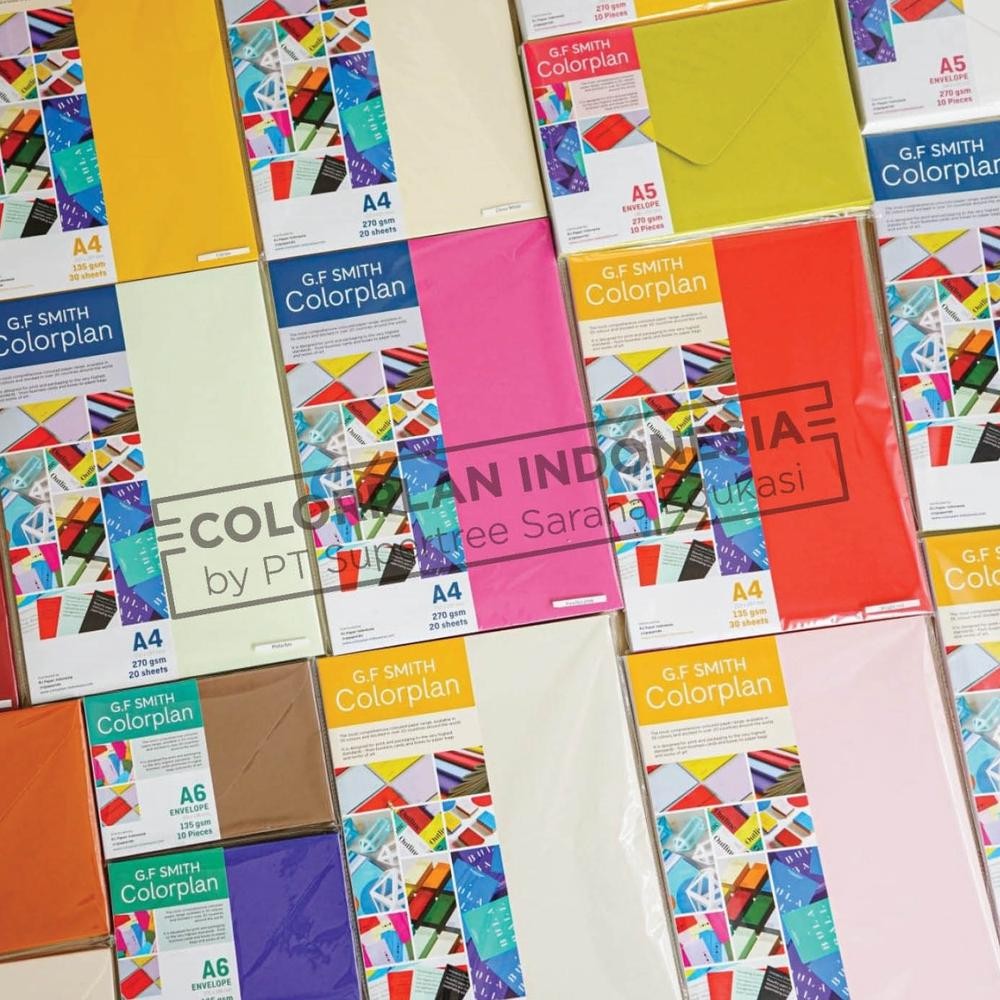 

Colorplan Paper A4 Packs / Kertas Fancy Impor AST