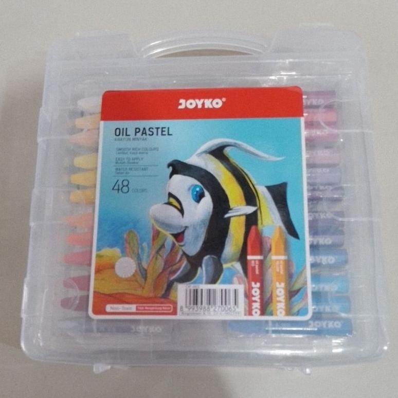 

Crayon Oil Pastel Joyko 48 Warna ( Set ) [ Original ] AST