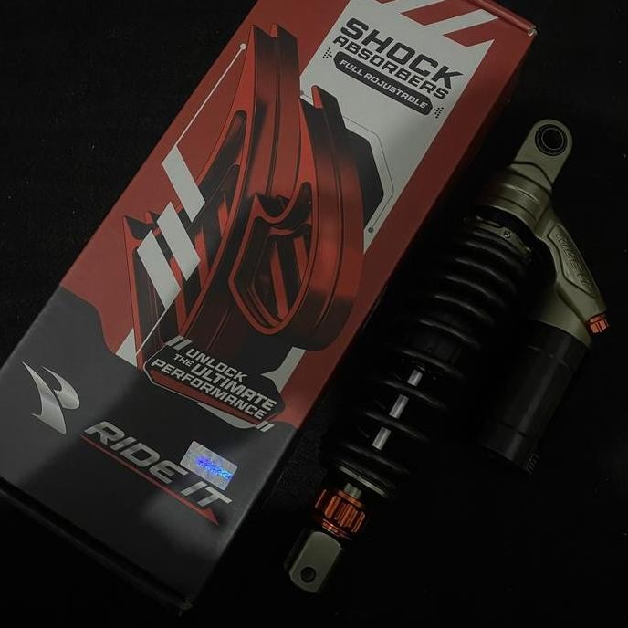 SHOCK GP RIDE IT 288 PRO SERIES TINGGI 310mm PNP MIO, BEAT KARBU