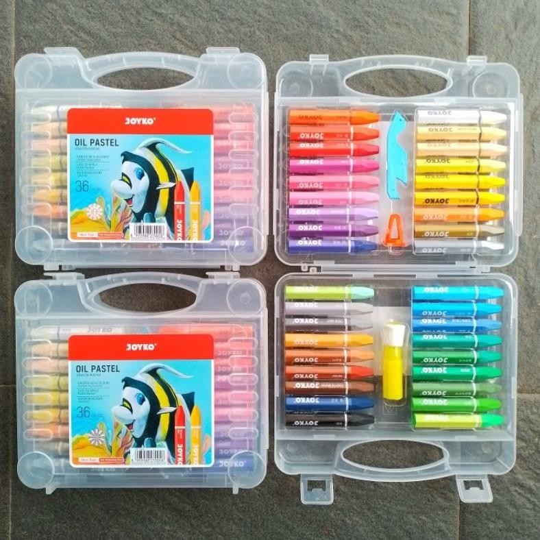 

Crayon Oil Pastel Joyko 36 Warna ( Set ) [ Original ] AST