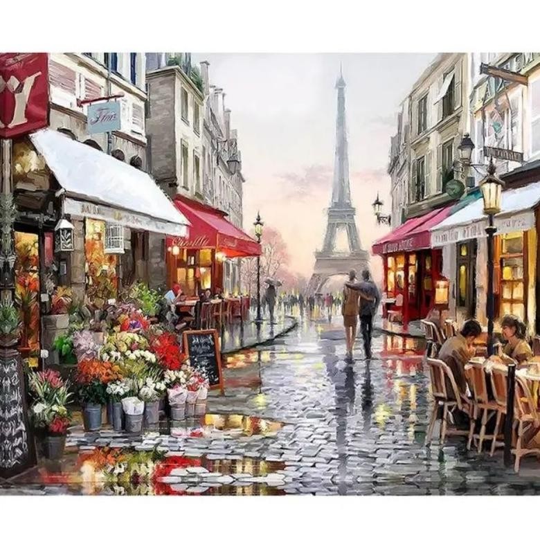 

Set Popular DIY diamond painting full of acrylic diamond 5D Lukisan akrilik berlian 5D Populer AST