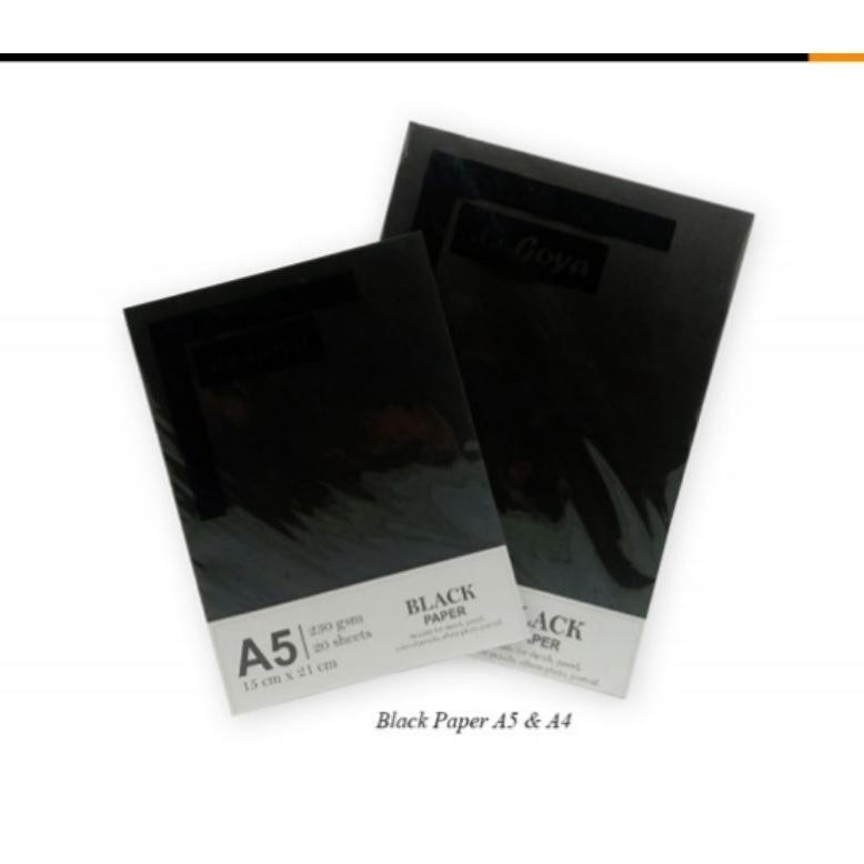 

DE GOYA DEGOYA BLACK DRAWING PAPER KERTAS GAMBAR LUKIS HITAM AST