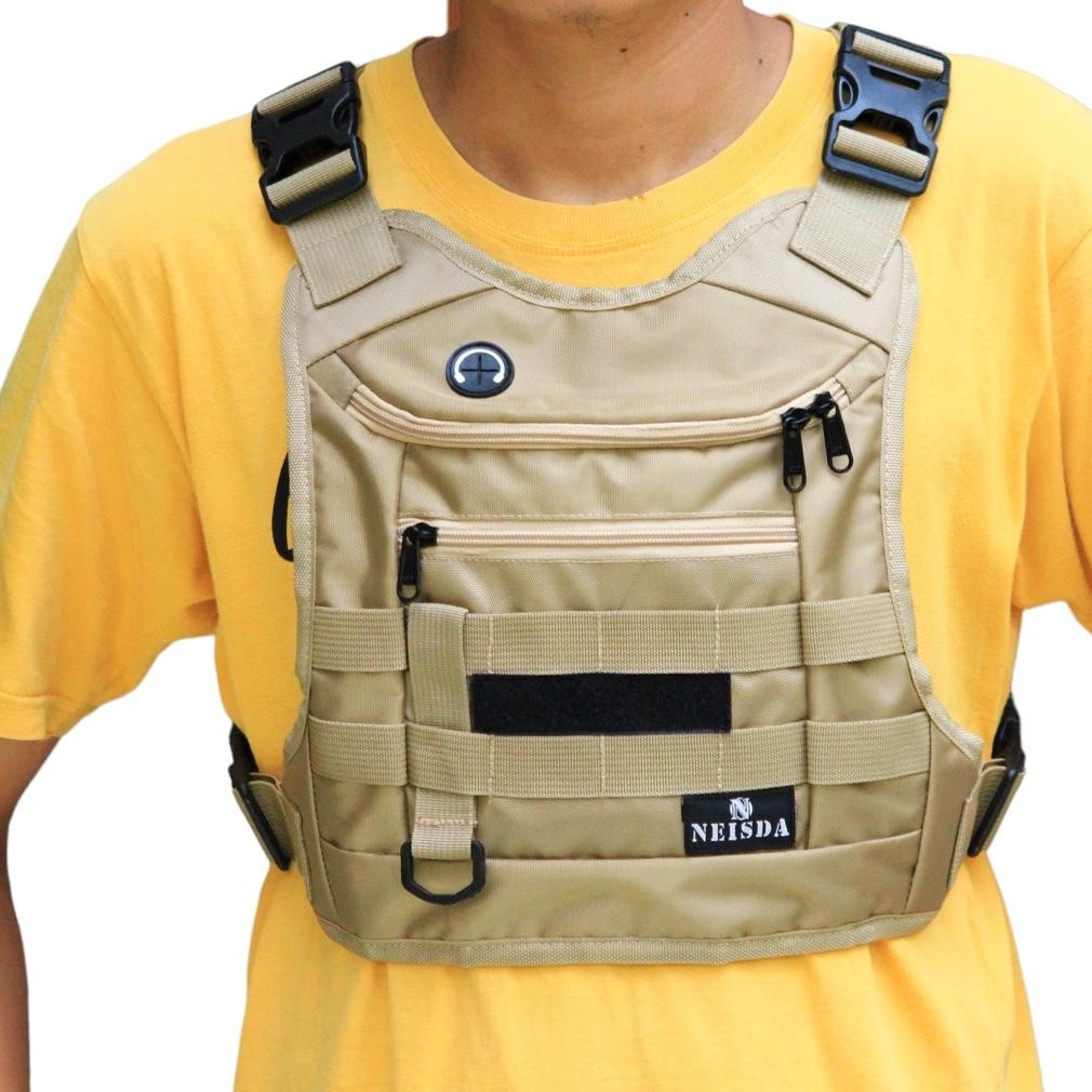 Viral Tas Dada Pria Original Neisda Chest Bag Rompi Pria Bodypack Chest Bag Tactical Ka-152