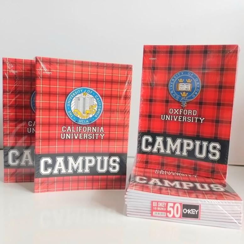 

Buku Tulis Campus Okey 50 Lembar ( Pak 10 Buku ) [ Original ] AST