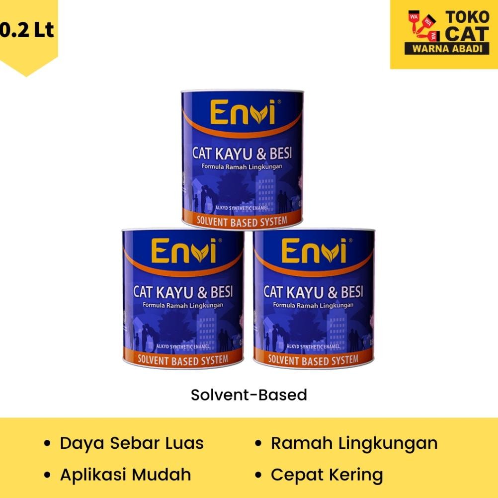 

CAT MINYAK ENVI WARNA STANDAR 0.2 LITER AST