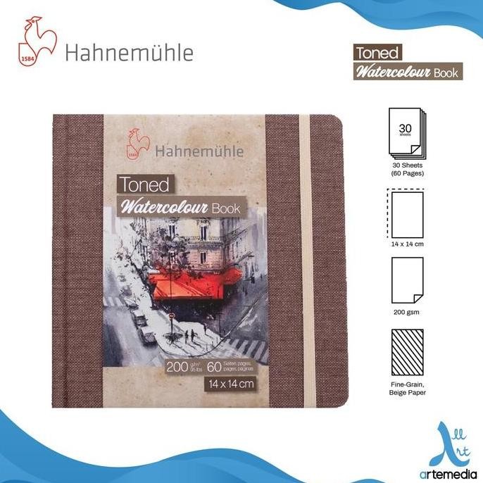 

Hahnemuhle Beige Toned Watercolor Paper Journal Book Co