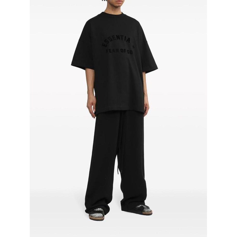 FOG Essentials Curved Logo Crewneck Tee Black