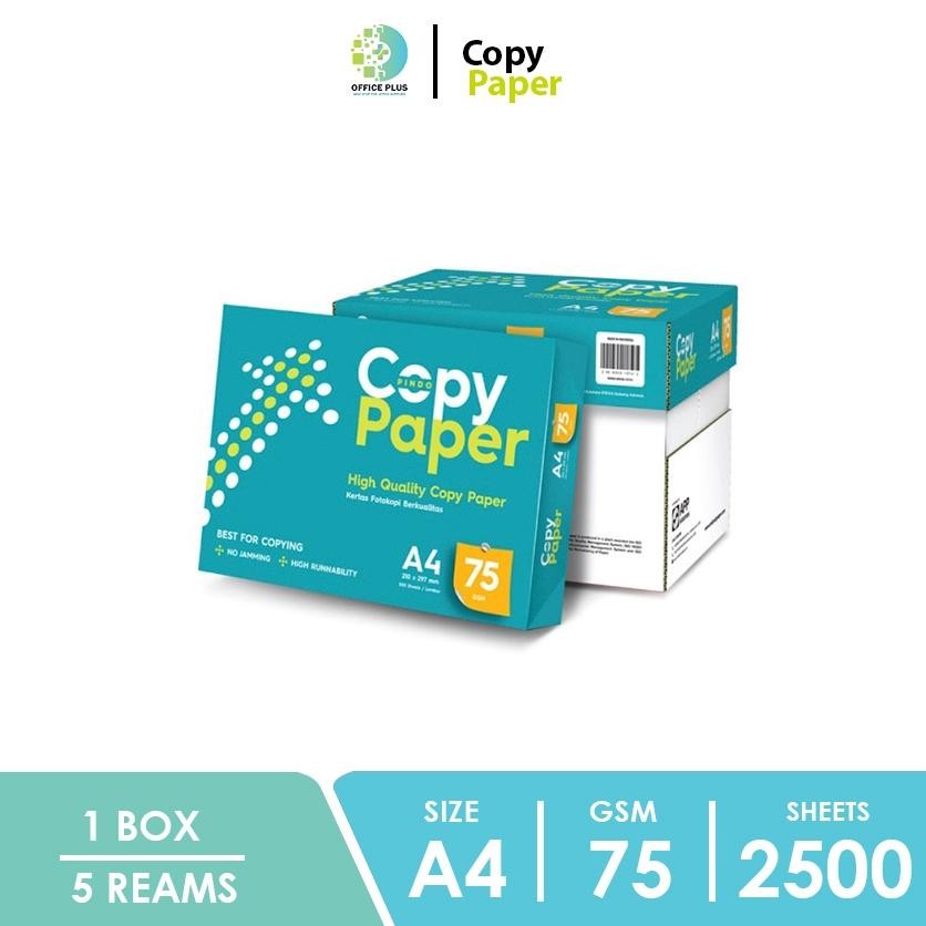 

Copy Paper Kertas HVS A4 75 gsm Ecer 1 Rim 500 Lembar AST