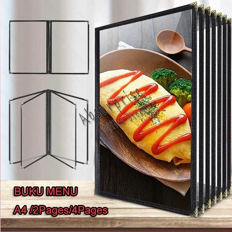 

Buku menu pvc transparan buku menu restoran daun longgar buku menu A4 buku menu kulit AST