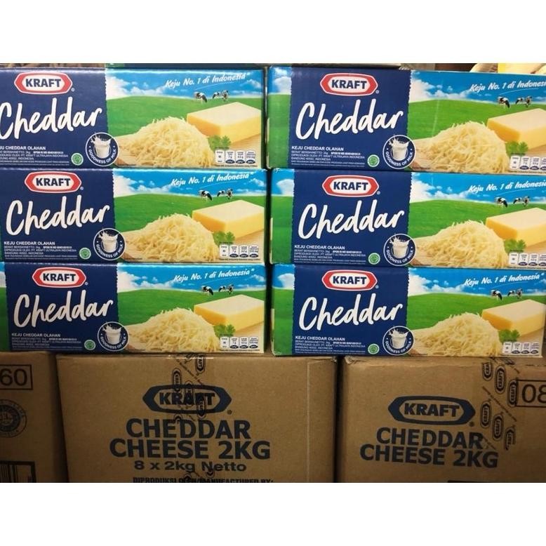 

Kraft Cheddar 2kg Rasa Istimewa Lembut & Enak