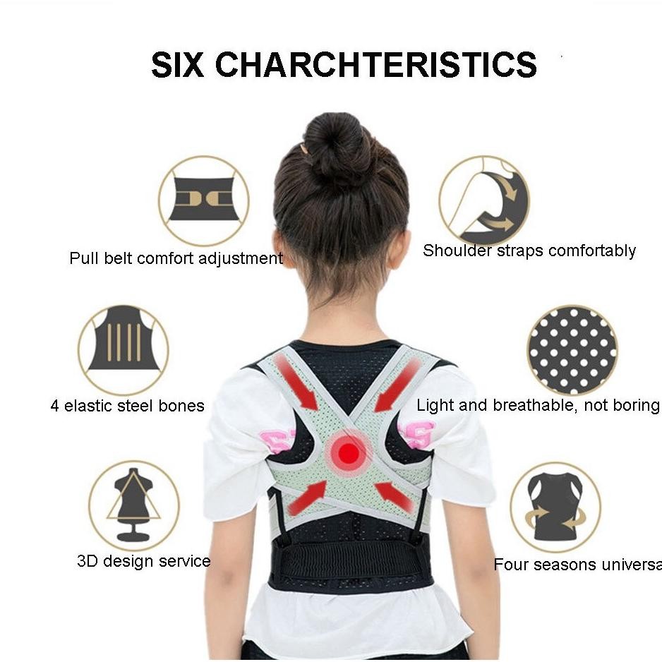 Termurah Korset Penyangga Punggung Tali Punggung Pria  Penarik Punggung Korektor Punggung Adjustable