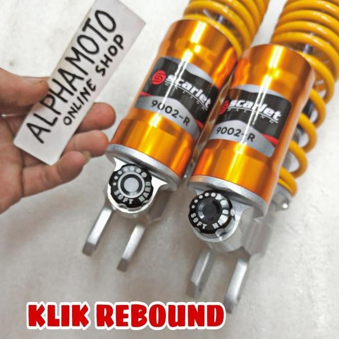 Shock scarlet nmax tabung bawah klik