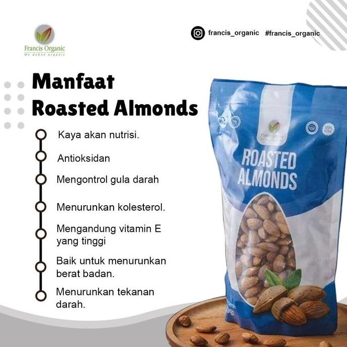 

Roasted Almond / Almond Panggang / Almond Roasted 500Gram