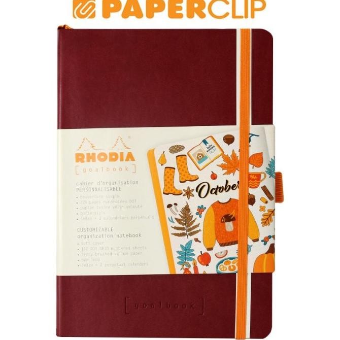 

Notebook Rhodia Goalbook A5 117800C Burgundy Co