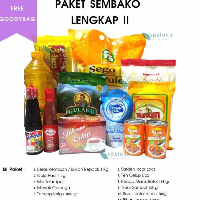 

Paket Sembako Lengkap Ii Beras 5Kg