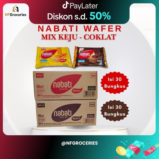 

[Nfg X Payday04] Nabati Wafer 1 Dus Isi 60 Bungkus
