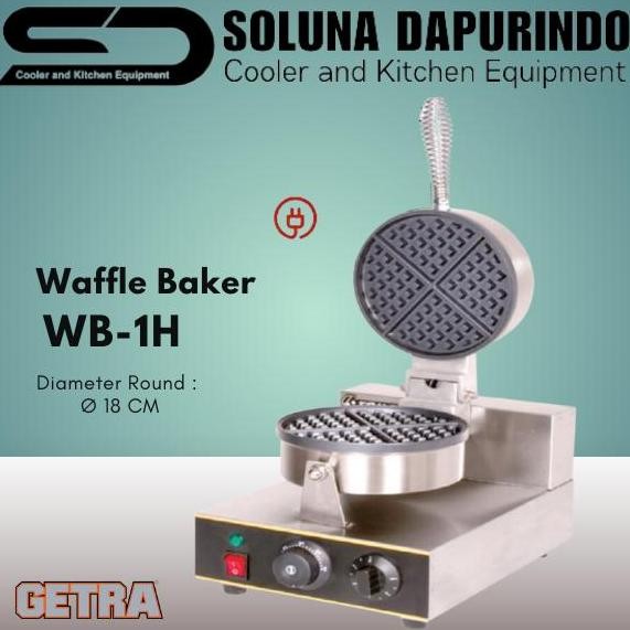 GETRA Waffle Baker WB1H/Mesin Pembuat Waffle