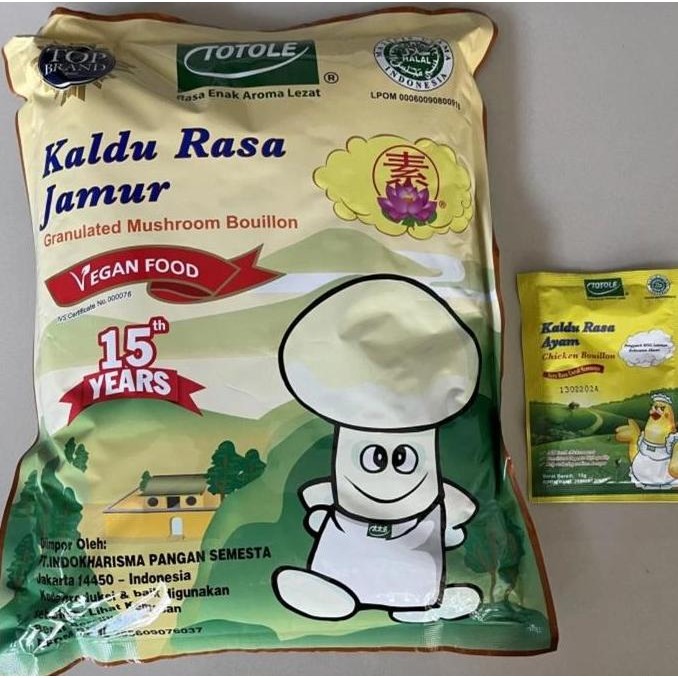 

Totole Kaldu Jamur 1 Kg Halal Bpom