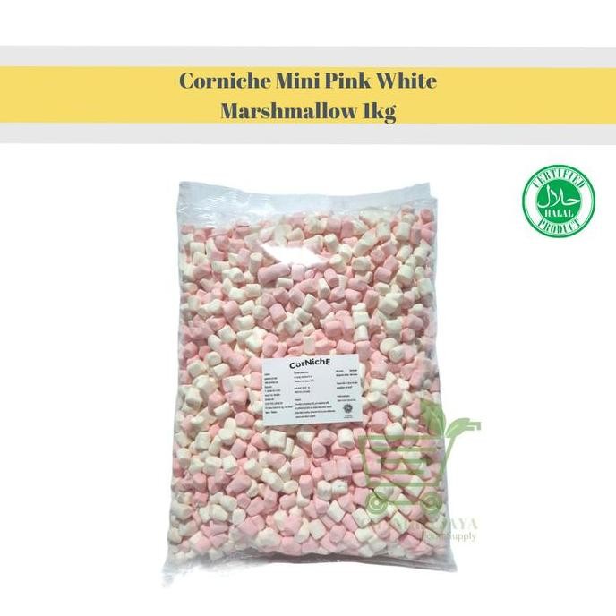 Corniche Mini Pink White Marshmallow 1Kg