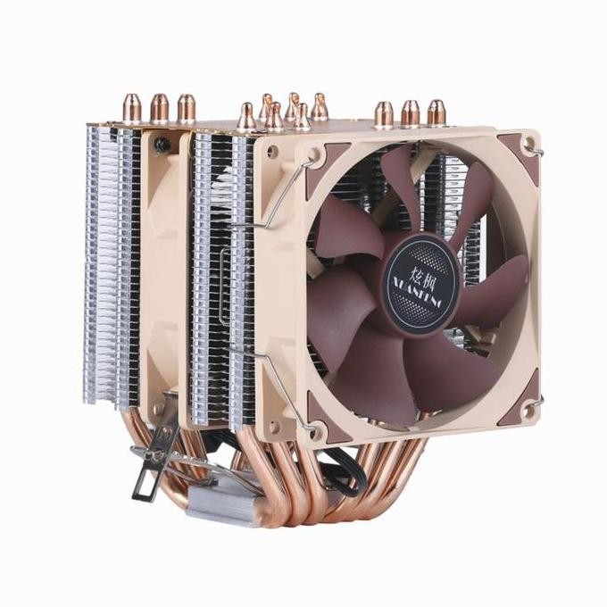 TERMURAH - XUANFENG XF962 CPU / PC COOLER RGB 90MM DUAL FAN - 6 Heat Pipes