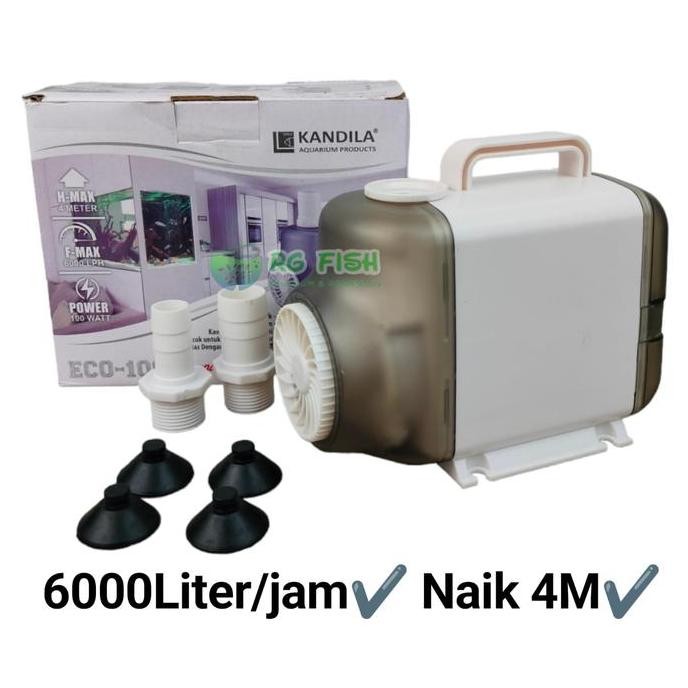 Tersedia KANDILA ECO 108 Pompa celup kolam koi 6000 liter per jam