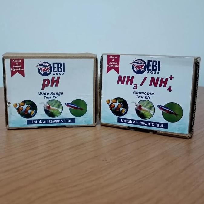 EBI NH3 NH4 Amonia Ammonia Water Test Kit Alat Ukur Tes Air Aquascape Promo