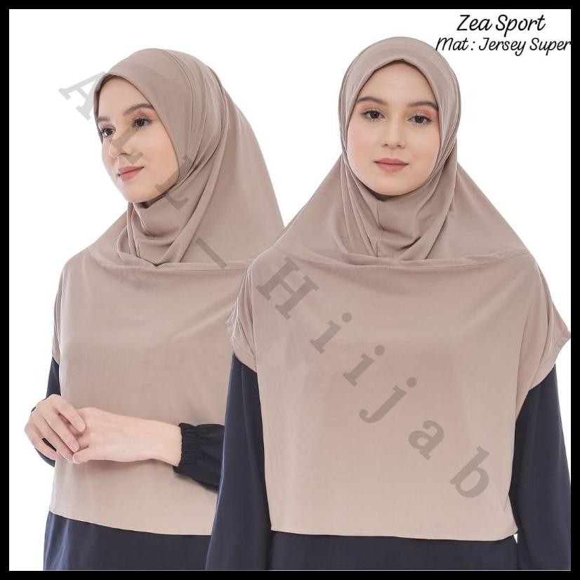 || ZEA SPORT || JILBAB SPORT OLAHRAGA || BERGO INSTAN OLGA CROP || HIJAB BERGO ROMPI JERSEY