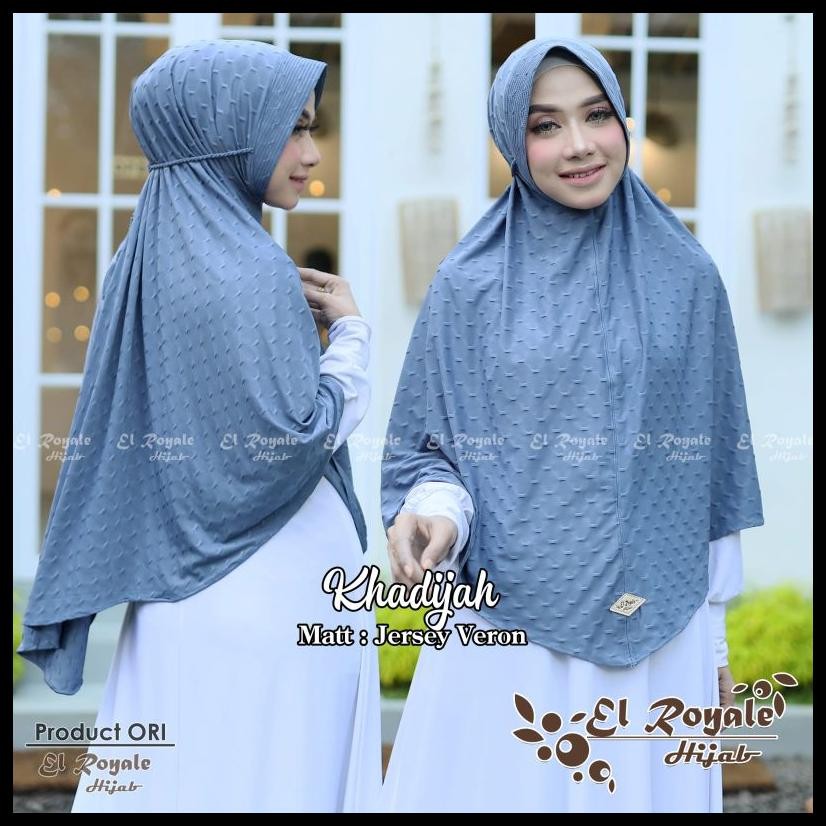 JILBAB BERGO HIJAB INSTAN KHIMAR KHADIJAH XL ORI EL ROYALE