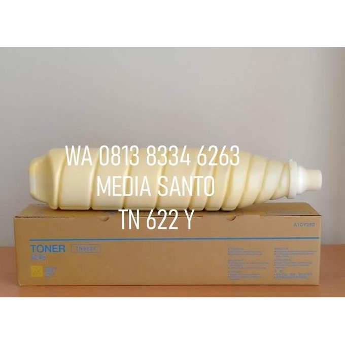 Toner Digital Printing Compatible Tn 622 Y (Yellow) New Stok