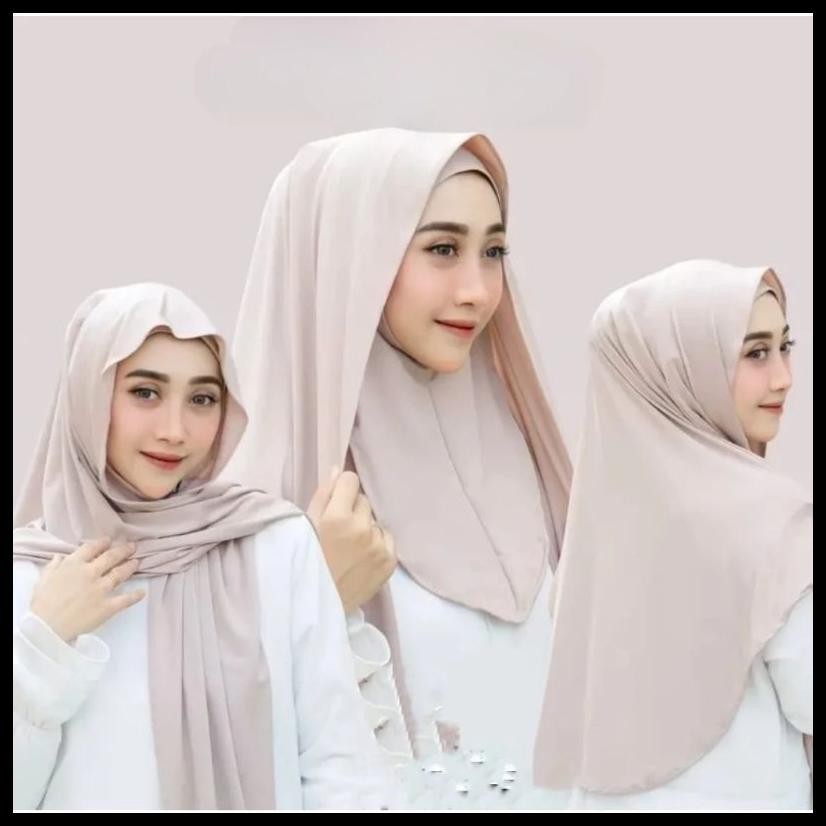 PASHMINA INSTAN JERSEY // PASMINA TUTUP LEHER // PASMINA JERSEY PREMIUM