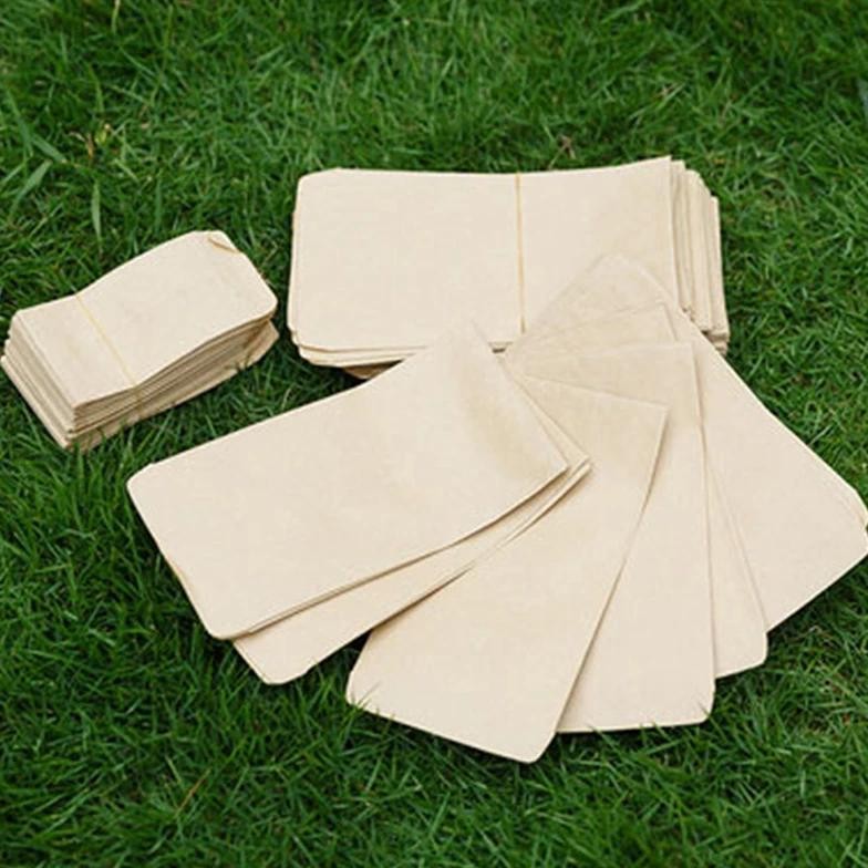 

100Pcs Kraft Paper Seed Protective Envelope Storage Bags Mini Envelopes Packets Garden Home Reusable Packaging Bags Wholesale