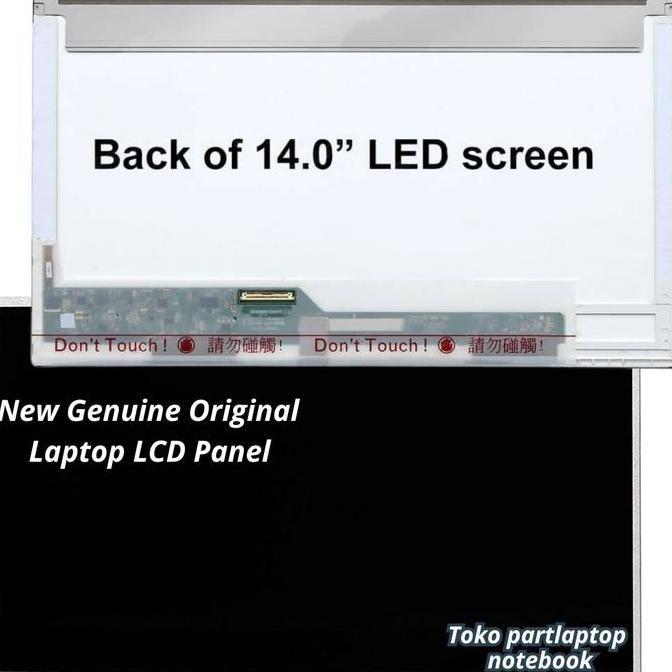 Layar Lcd Asus A43E A43S A43Sd A43Sj A43Sv Monitor Panel Screen New Stok