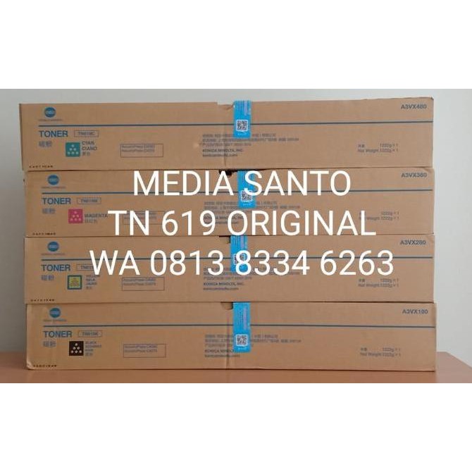 Toner Digital Printing Original Type Tn619 New Stok