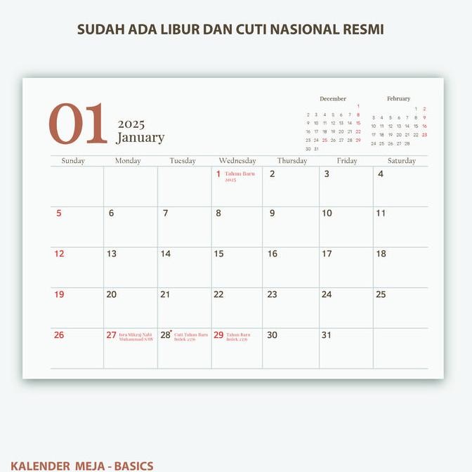 

Kalender Meja Horizontal Basics Aesthetic Co