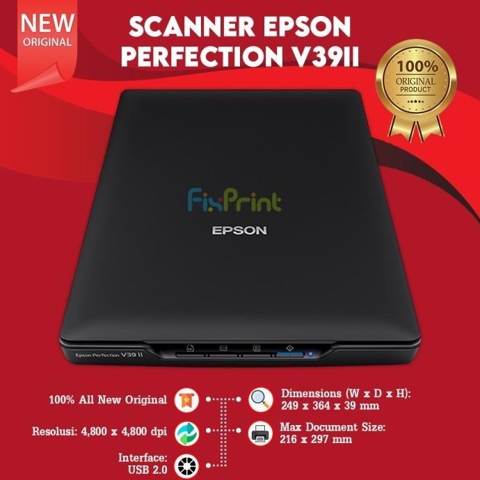 Scanner Epson V39 Ii Epson Perfection V39Ii Flatbed Photo Scanner New Stok