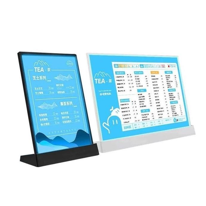 Stand Menu Led Lampu Menu Board Akrilik Display Led Menu Display Co
