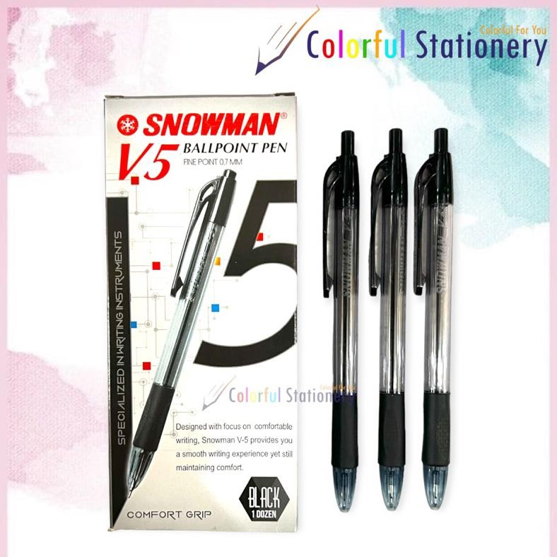 

Pulpen / Ballpoint Snowman V5 (12 Pcs)