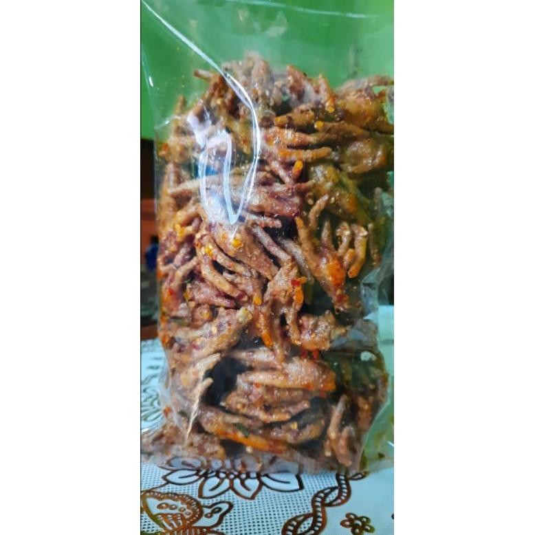 

KERIPIK CEKER CRISPY 500GR KRIUK CIKRUH ORIGINAL & PEDAS GURIH JAJANAN CEMILAN KERUPUK KRISPI RENYAH